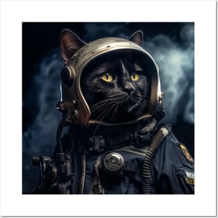 Astronaut Cat in Space - Bombay Posters and Art